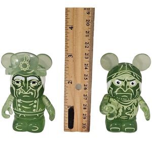 2 Pc Lot - Vintage Disney Vinylmation Haunted Mansion Series 1 Toy Figure 2012